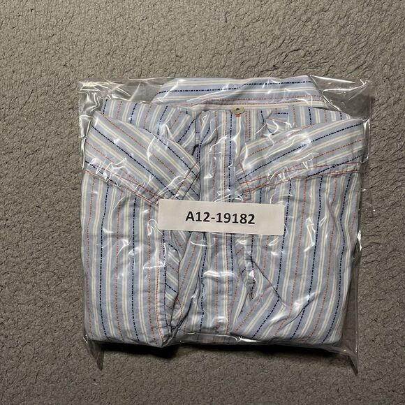 Tommy Bahama Shirt Mens Small Stripe Colorful Long Sleeve Button Up Cotton Logo - Picture 10 of 10